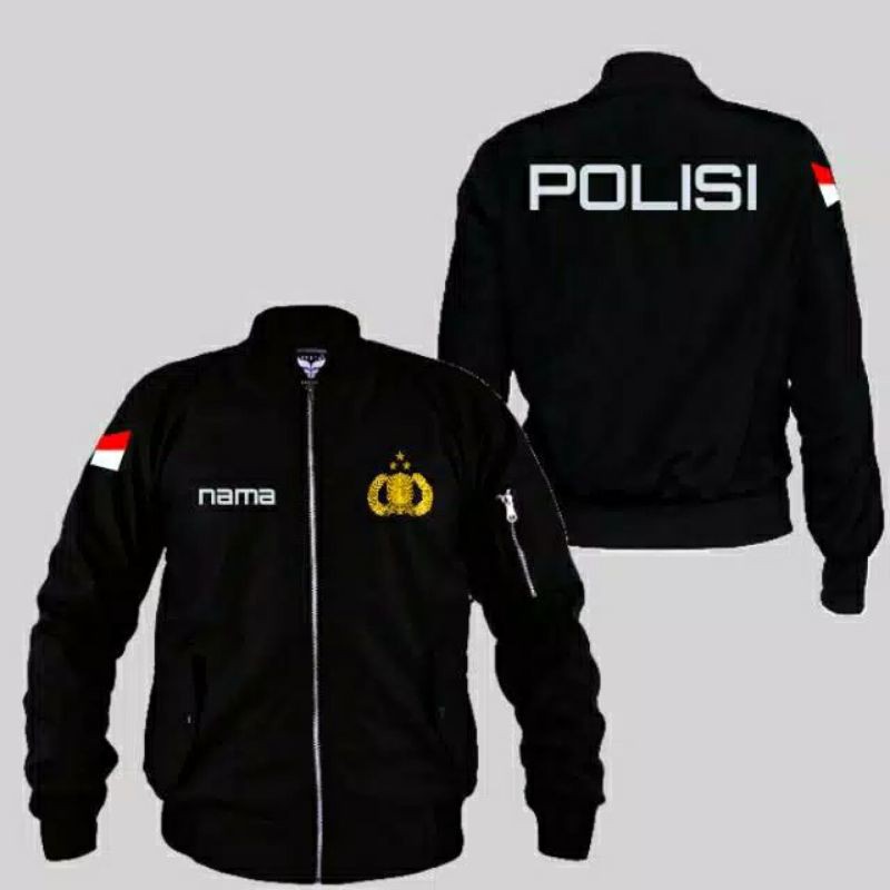 JAKET POLISI / JAKET BOMBER POLISI