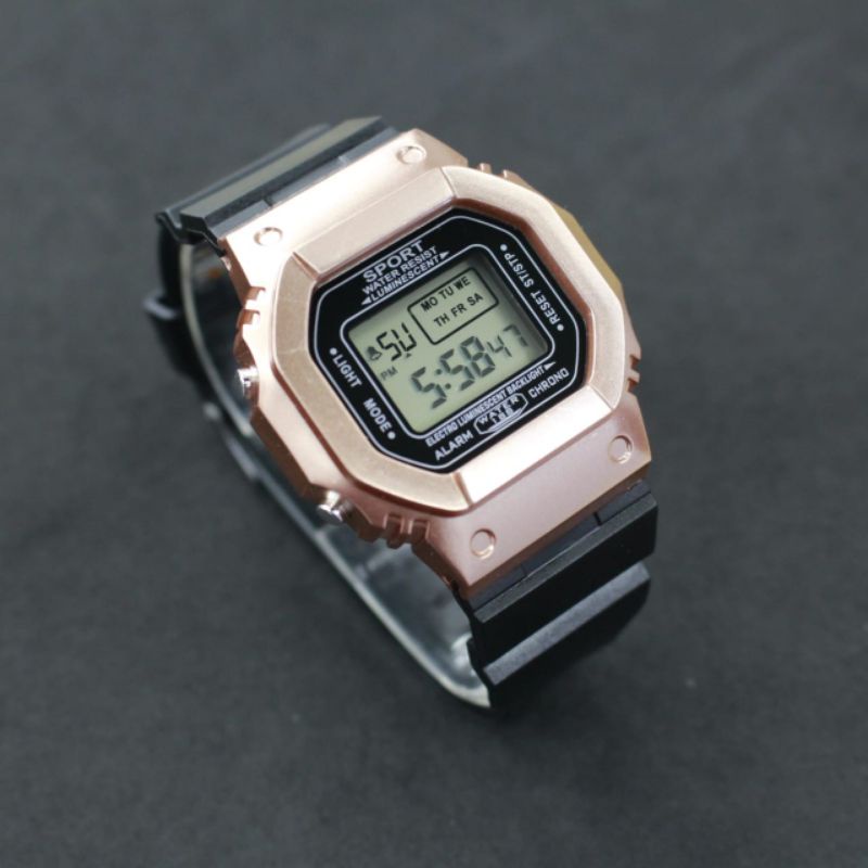 JAM TANGAN WANITA DIGITAL FASHION KOREA STYLE DIGITAL SPORT