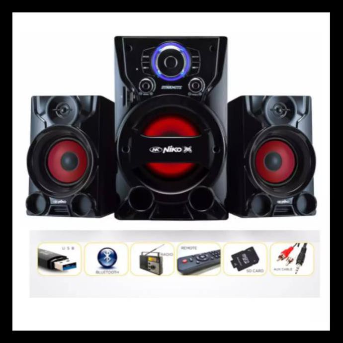 Niko Dynamite Slank Speaker Multimedia 55 Watt Bluetooth