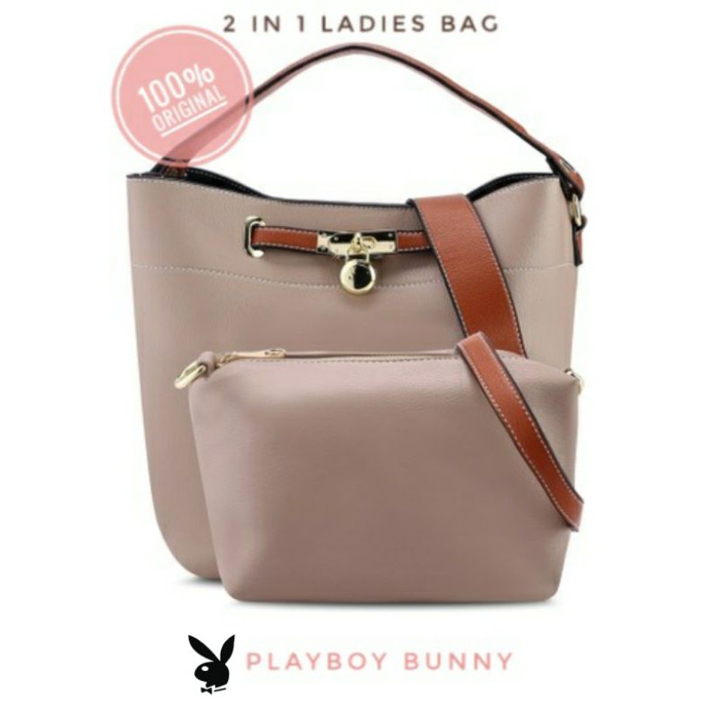 Tas Playboy Bunny 2 in 1 Ladies Sling Bag (100% Original)