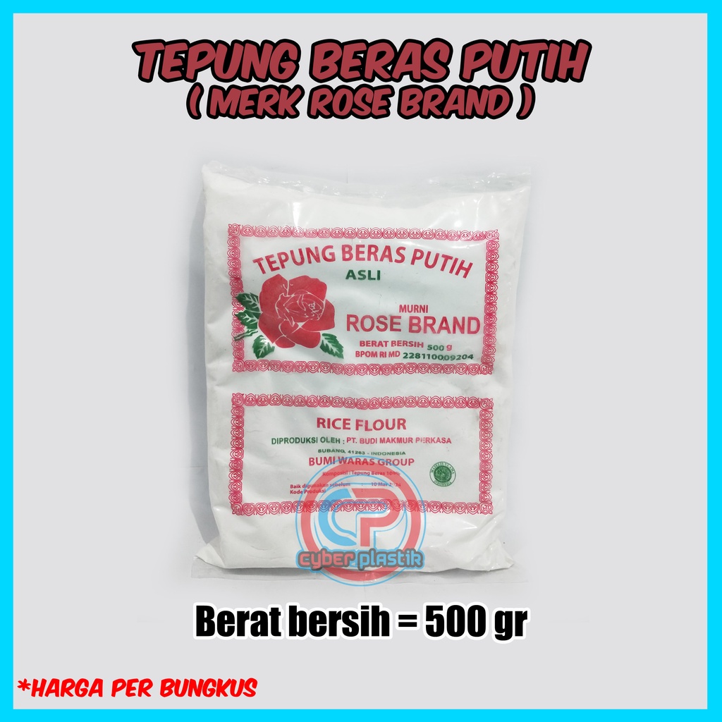 

Rose Brand Tepung Beras 500 gr