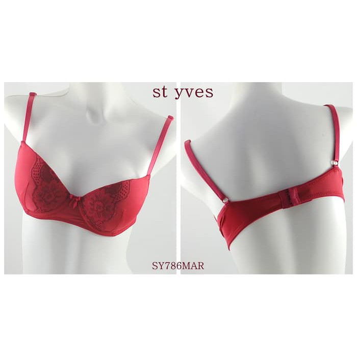 ready bra st yves busa sedang berkawat bahan lembut sy786mar