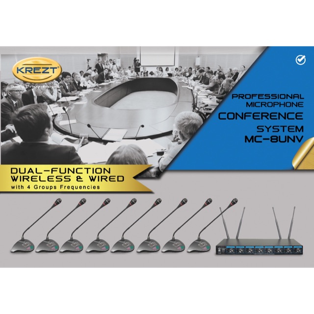 Mic wireless conference krezt mc 8 un . Mic krezt mc 8 un