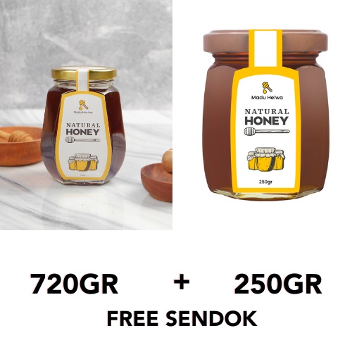 BELI 1 GRATIS 2 MADU RAW HONEY 720gr free 385