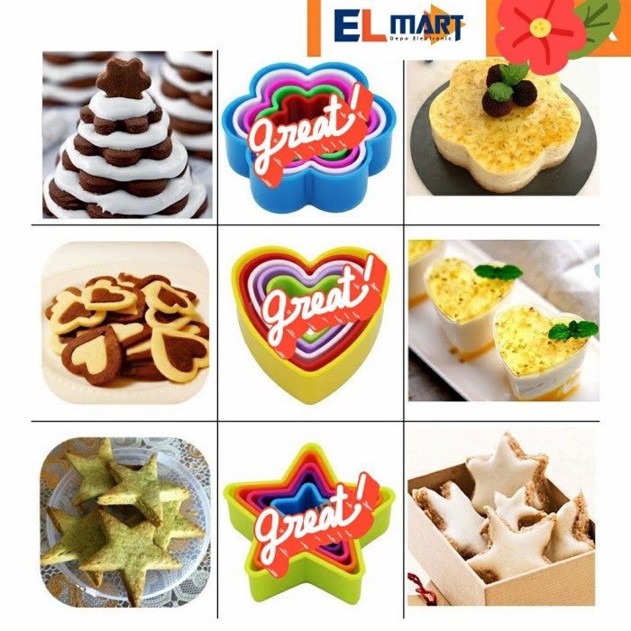 Cetakan Kue Kering Cookies Cutter Fondant Cake Natal Christmas set 5pc/Cetakan Kue Kering Cookies Cutter Fondant Cake Natal Christmas set 5pc/Cetakan Kue Kering Cookies Cutter Fondant Cake Natal Christmas set 5pc