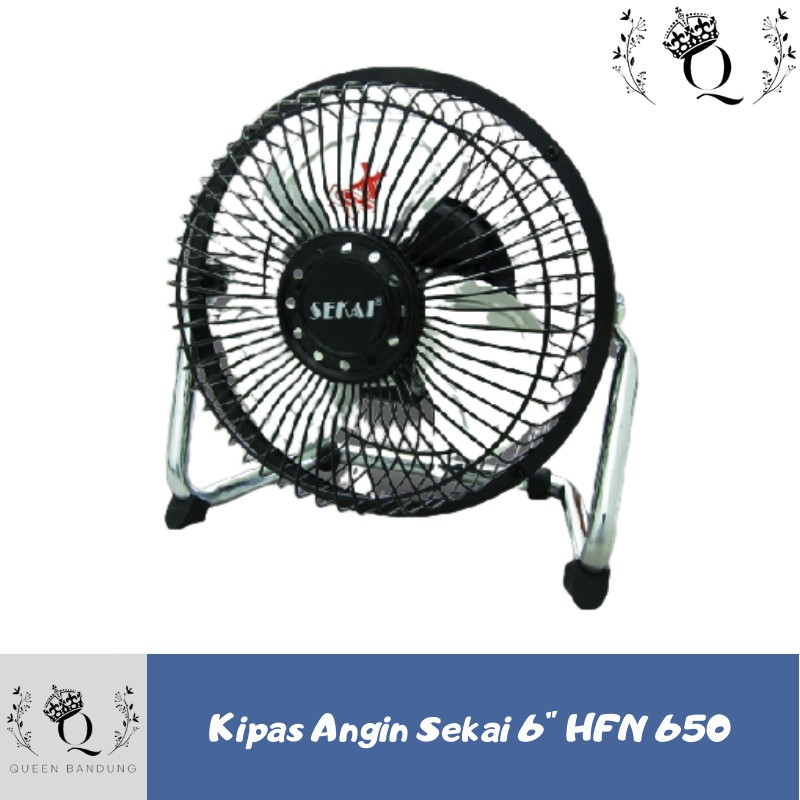 Kipas Angin Sekai 6 Inch HFN 650