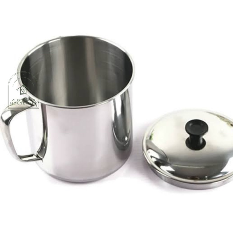 CANGKIL STAINLESS STEEL 10 CM MURAH | CANGKIR KOPI | CANGKIR STAINLESS STEEL MURAH | MUG STAINLESS