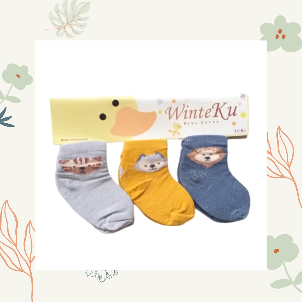 MBSS BISA PILIH MOTIF!!! WINTEKU Kaos Kaki Anak Bayi Non-slip Kaus Kaki Katun / Baby Socks P2