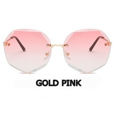 (COD) Kacamata Fashion Poligonal Kacamata Besar Sunglassess MALLSHOPPING