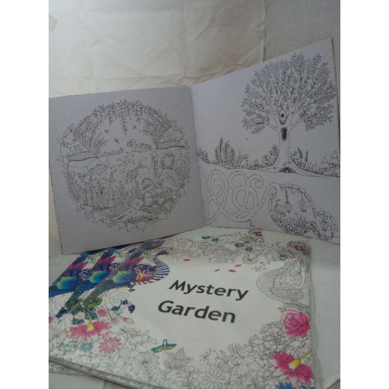 Adult Colouring Book mystery Garden