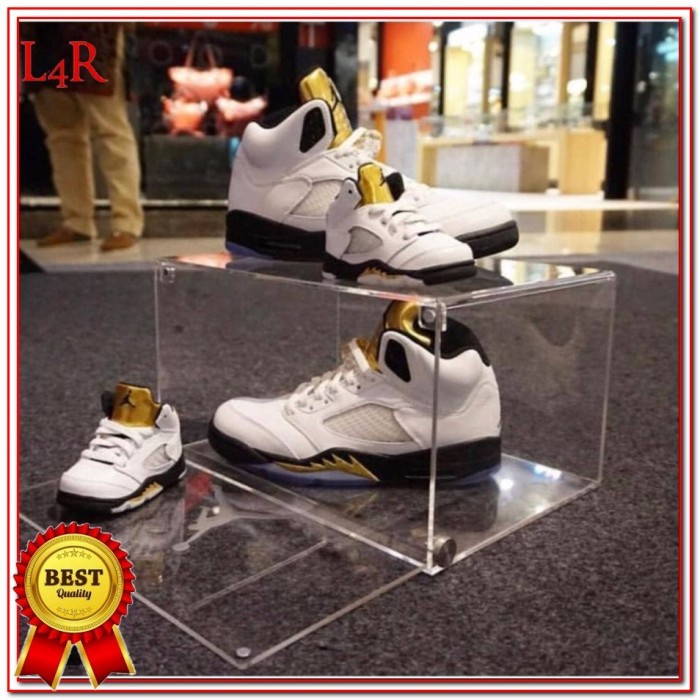 Acrylic Shoes Box Air Jordan10