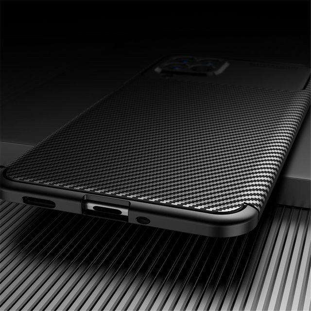 SAMSUNG M33 M53 M52 M22 M32 M62 M12 A12 COVER SOFTCASE FOCUS CARBON SOFTCASE SILICONE KARBON ORIGINAL - M33 5G