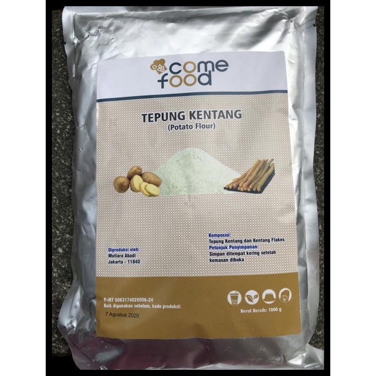 

TERBARUU!! Tepung kentang goreng panjang long potato powder come food TERLARIS