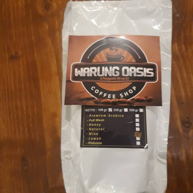 

Coffee Premium Arabica 100 gr