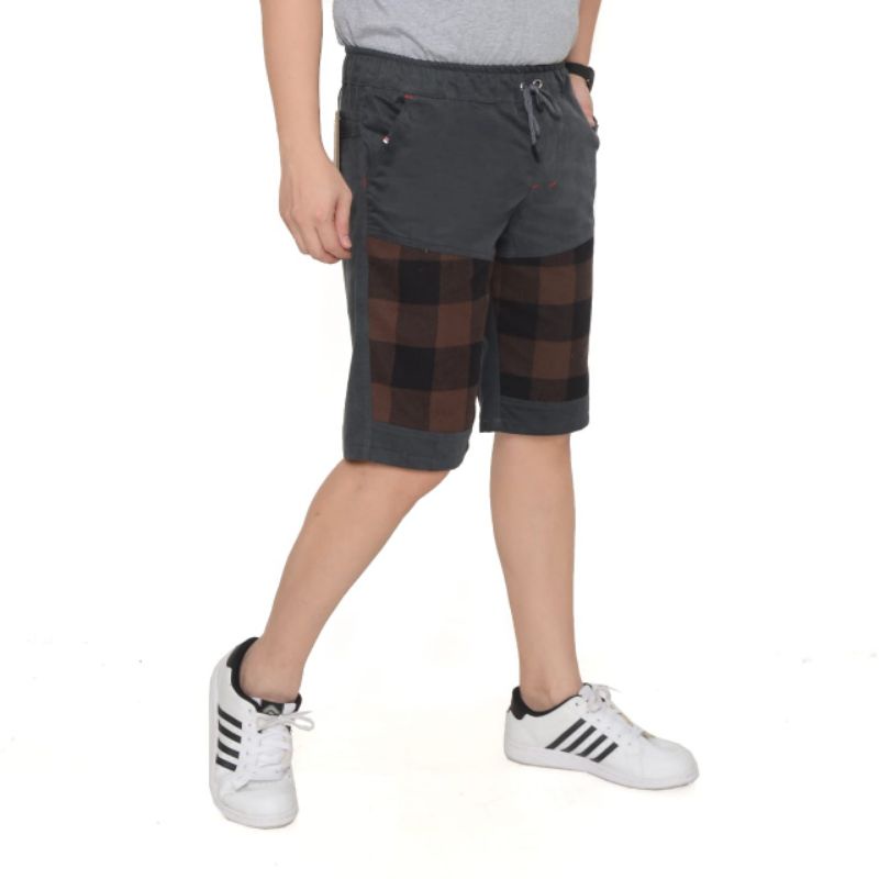 COLOR PENDEK PRIA MOTIF TEMPEL