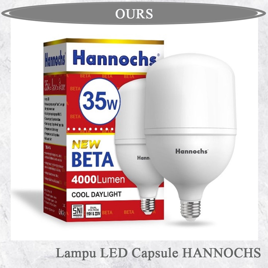 Hannochs Lampu LED Capsule NEW Beta cahaya Putih 35 watt /45 watt/ 8 watt