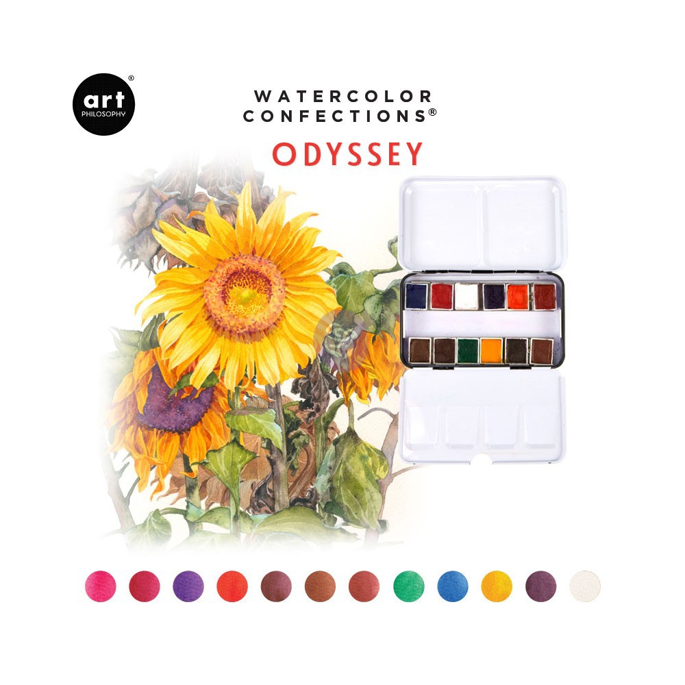 Art Philosophy - Watercolor Confections Odyssey