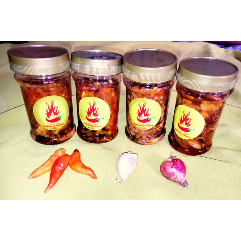 

sambal ikan tongkol suwir kemasan botol 150ml