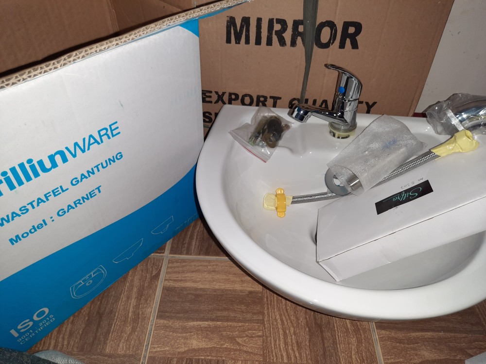 Paket Wastafel Triliun Lengkap /paket Wastafel Cuci Tangan Set