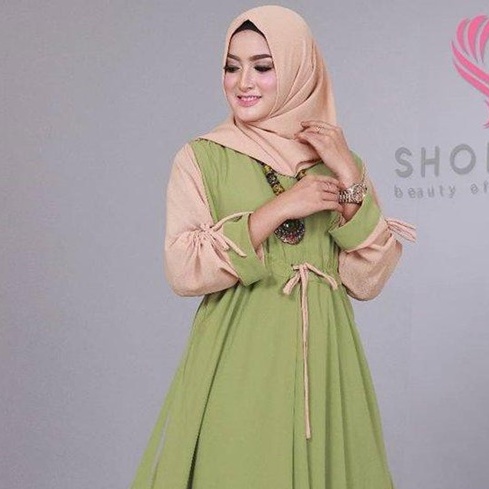 Maxi RENATA Gamis Syari Tanpa Hijab-APEL