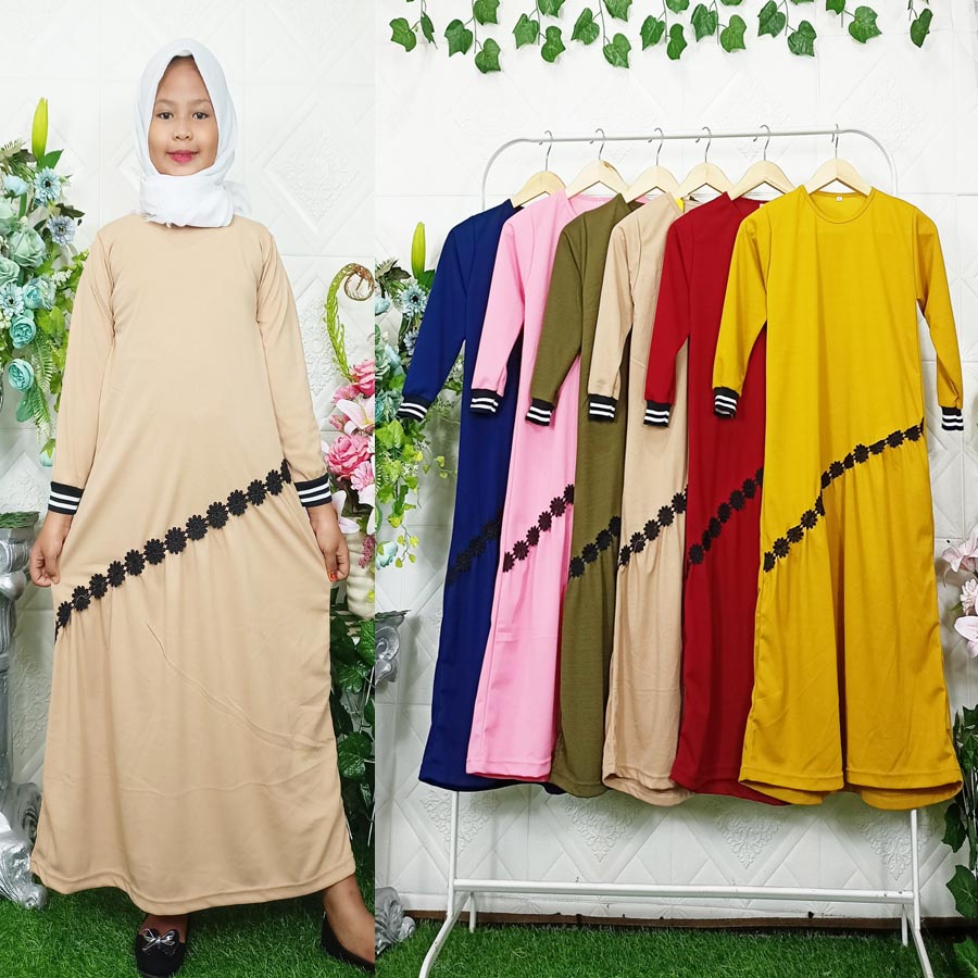 GAMIS GENICE KIDS KERUT BAWAH ANAK 3-12tahun GL FASHION