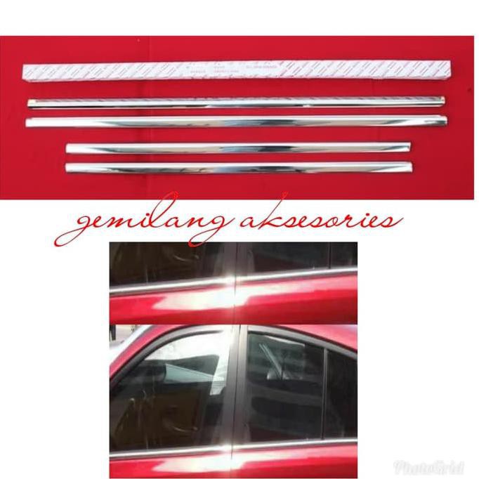 LIST KACA SAMPING TOYOTA YARIS OLD- AKSESORIS EKSTERIOR MOBIL -