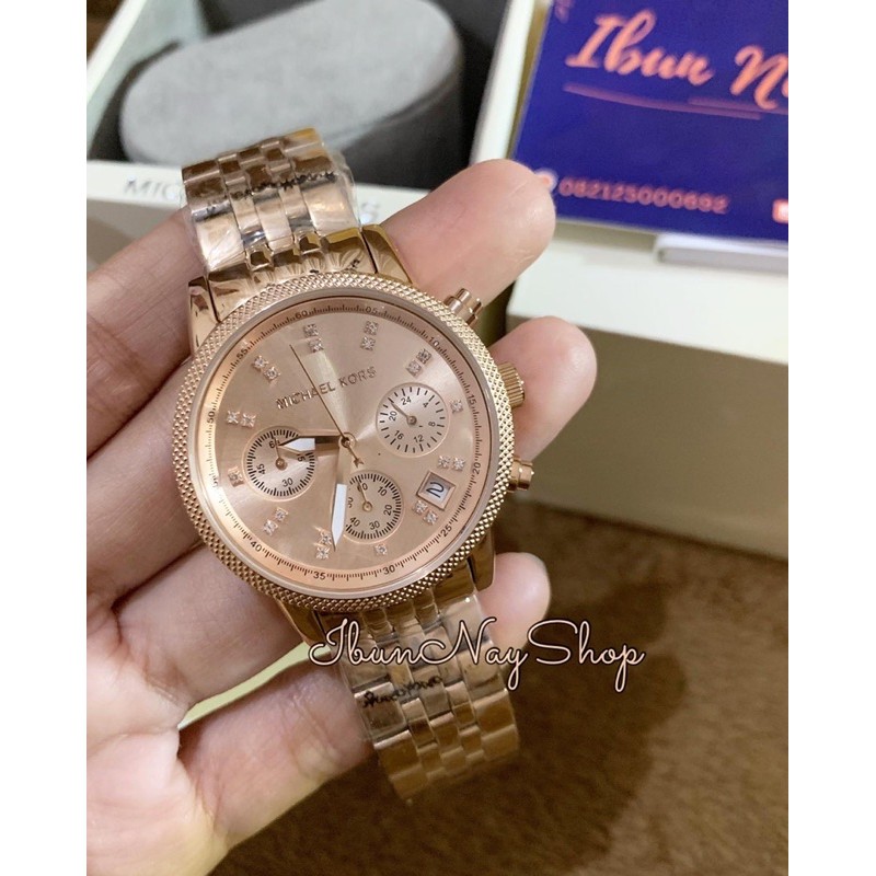 (SALE) Jam Tangan Wanita MK Ritz MK6077 ORIGINAL