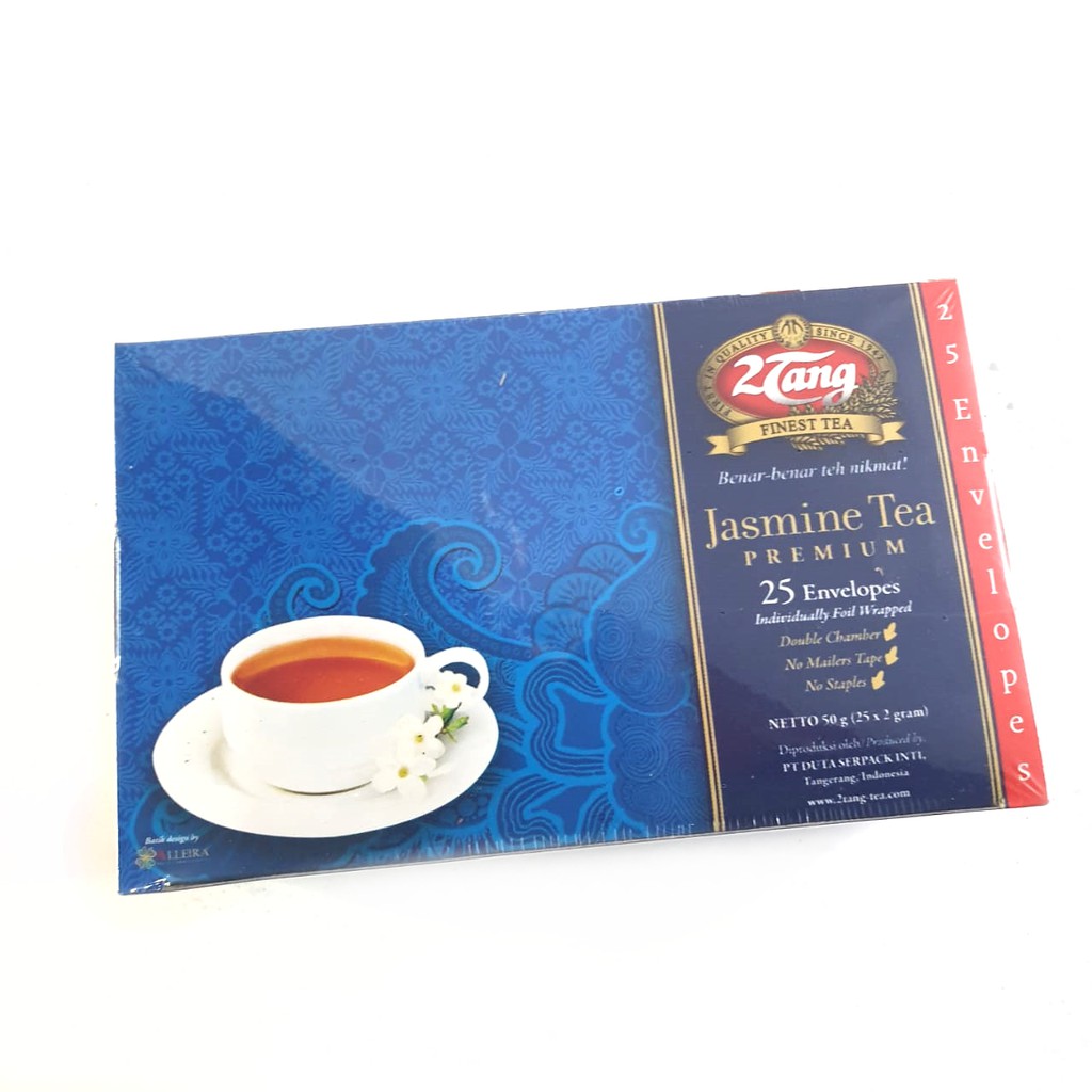 

Teh 2Tang / 2 tang / Dua Tang Jasmine Tea Premium isi 25 Pcs