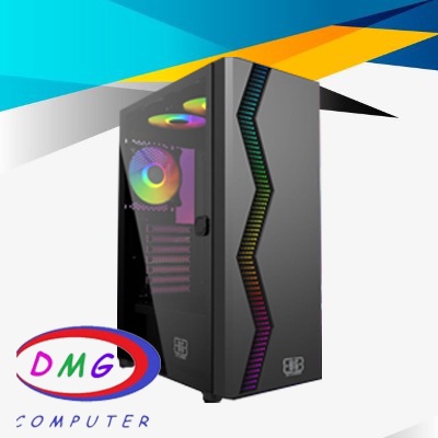 Simbadda Battleground 205 RGB Tempered Glass Mid Tower Gaming Casing