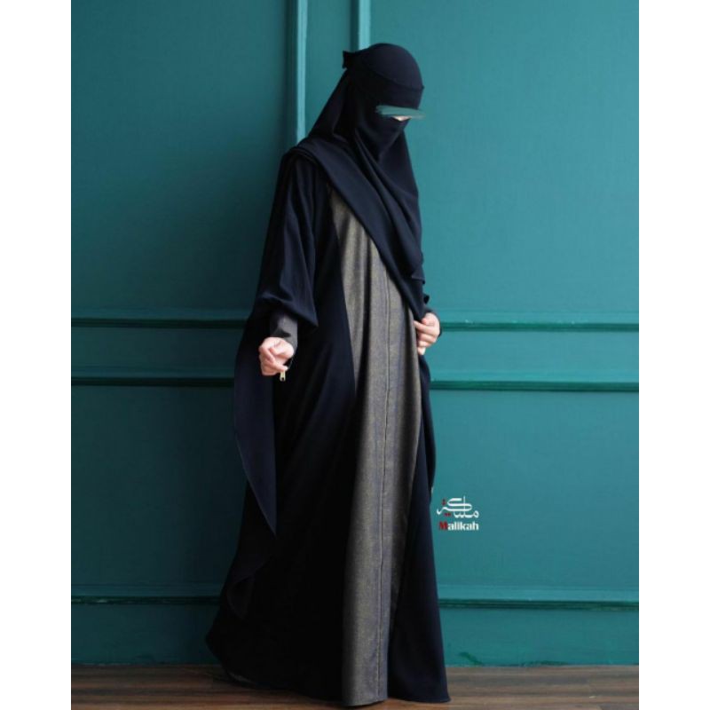 Malikah Gamis Hanoom Hijab Syari Polos