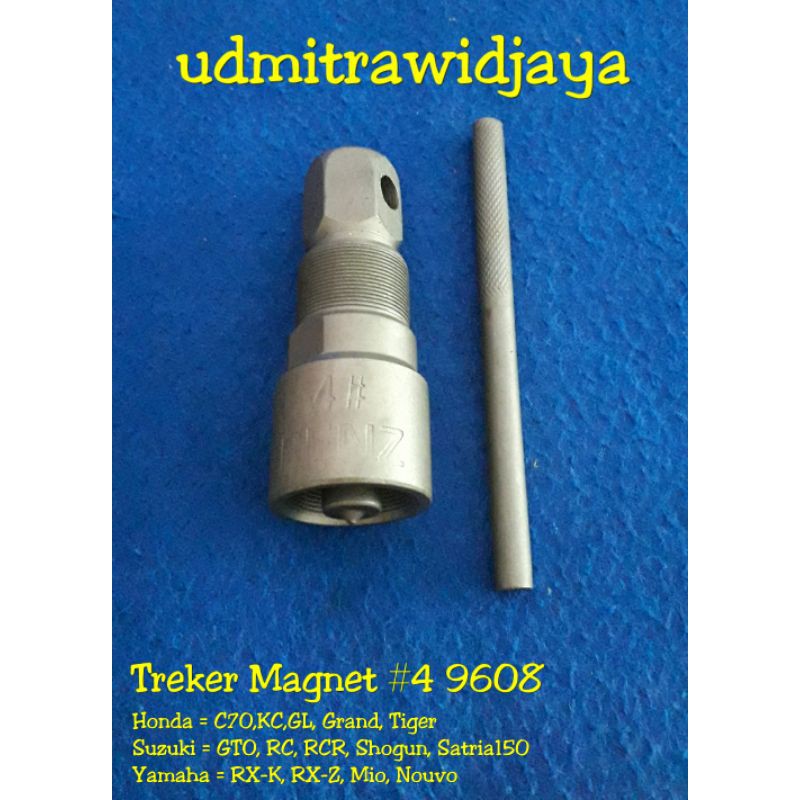 Magnet puller treker magnit Treker grip on #4 treker magnet untuk GL, C70, Tiger, RX, satria150