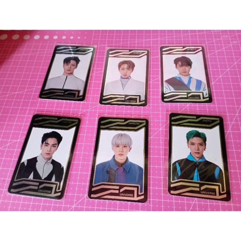 official photocard UC universe card Jeno renjun doyoung xiaojun Jungwok ten