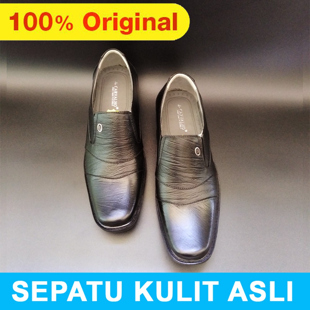 Sepatu Pantofel Kulit Asli - Kualitas Bagus - AURORA Mall 01