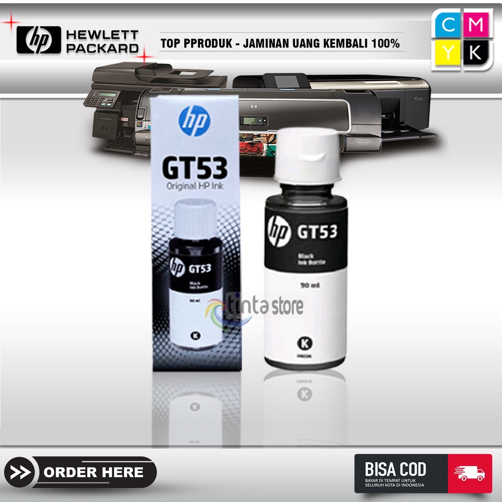 tinta printer HP GT 52-53 BLACK ink tank 115 310 315 319 415 319 419 311 316 318 411 412 416 418