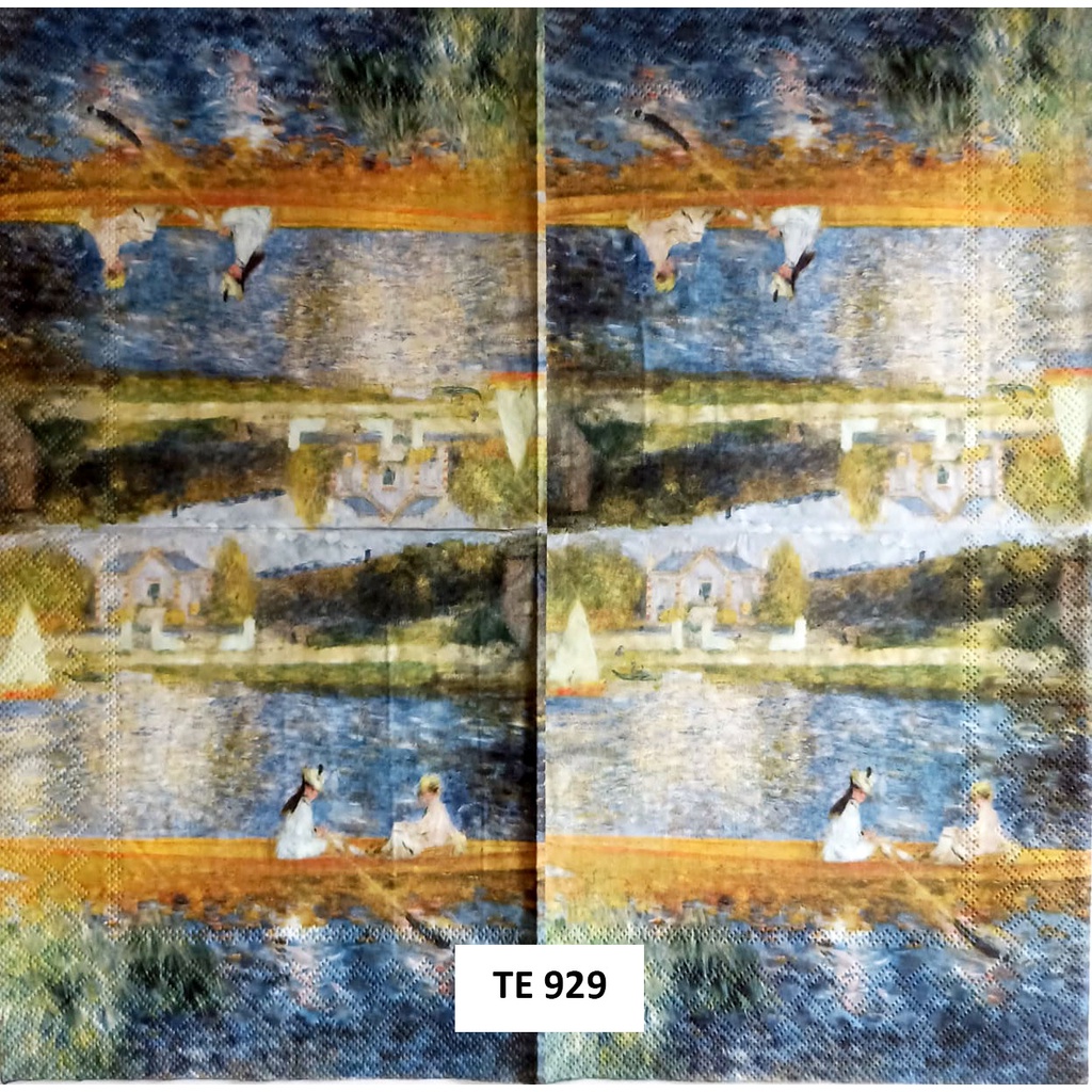 Tisu  Napkin Kerajinan  Decoupage Eropah 33X33 CM TE 929 TTS