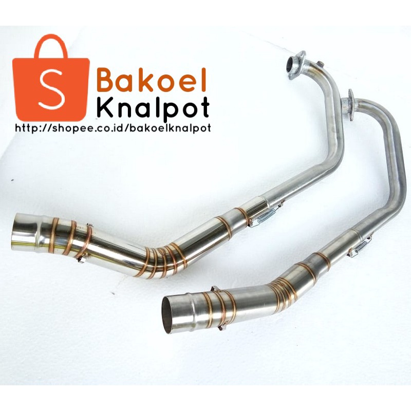 PIPA LEHER KNALPOT VIXION / LEHER KNALPOT SATRIA FU / PIPA KNALPOT JUPITER MX / LEHER KNALPOT MX KIN