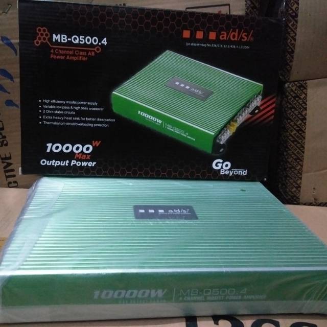 Power mobil ADS 10000 watt 4 chanel