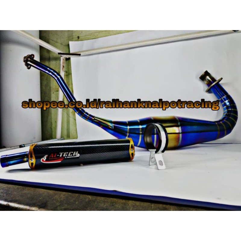 KNALPOT AITECH CARBON NINJA RR/R STENLIS ASLI SUARA GARING