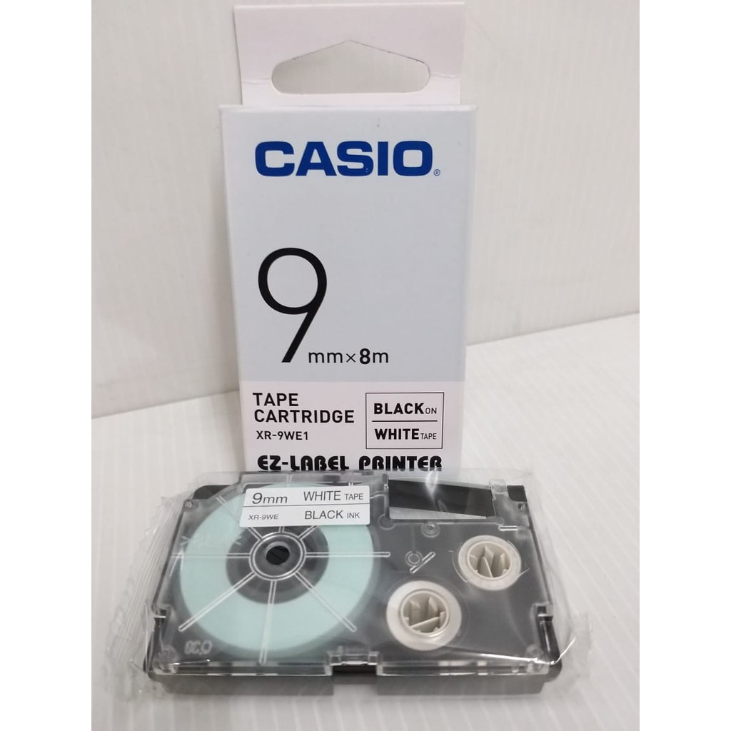 

Pita Label Tape Printer Casio XRWE1 Putih 9mm, 12mm, 18mm