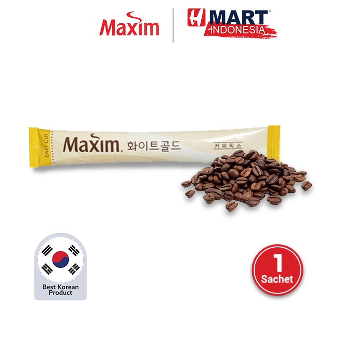 

Maxim White Gold Coffee Mix / Kopi Moka Korea 1 Sachet