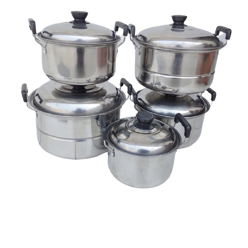 SHENAR - STAINLESS STEEL COOKWARE PANCI SET ISI 4PCS/5PCS