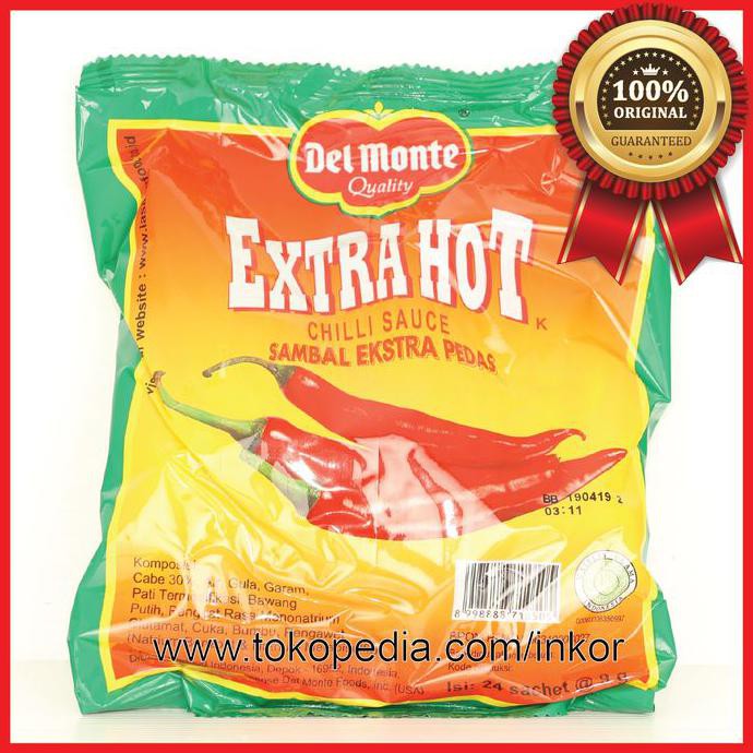 

BARU DEL MONTE SAUS SAMBAL EXTRA HOT SACHET 24X9GR