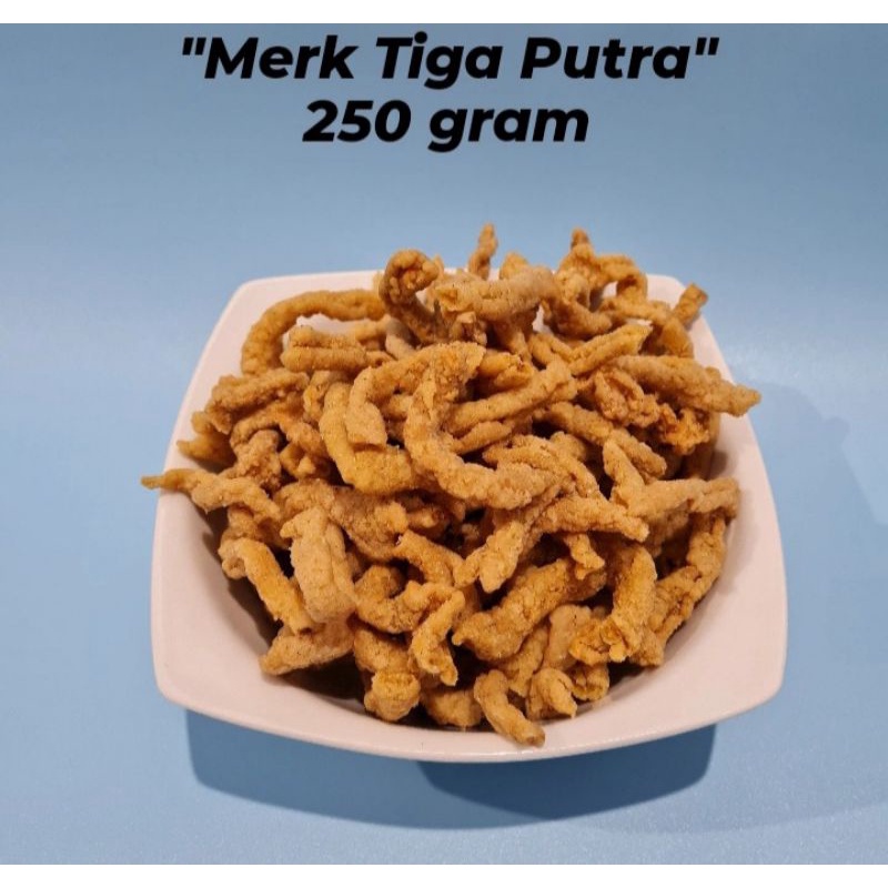 

Kripik Usus Ayam 250gram / Keripik Usus Ayam 250 gram / Kripik Jajanan Camilan Gurih Renyah