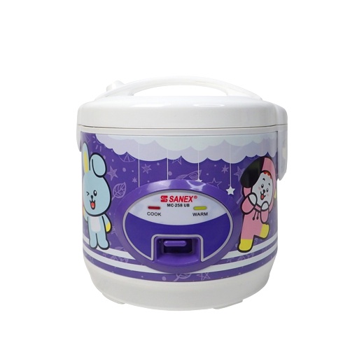 Sanex Rice Cooker MC-258 Ukuran 1,8 Liter - Varian Warna Motif ( Random )