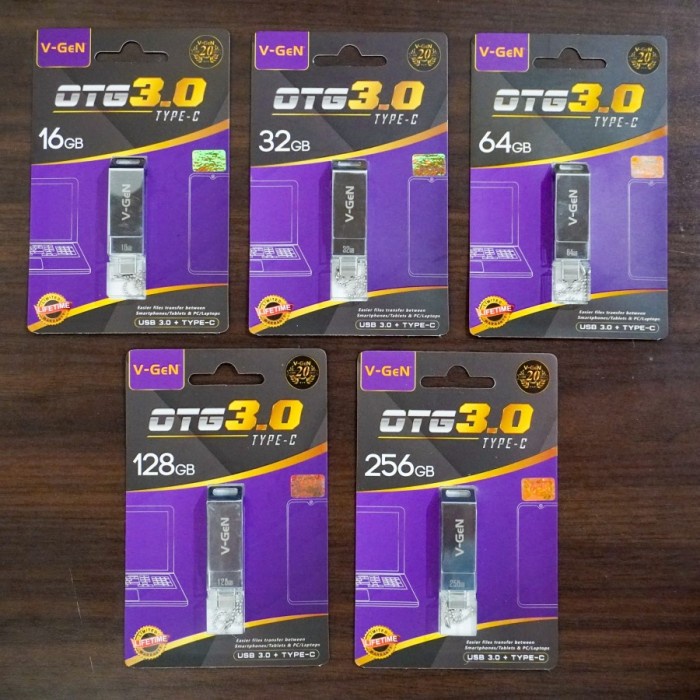 V-Gen / VGen OTG USB 3.0 Type-C 16GB 32GB 64GB 128GB 256GB Garansi Resmi