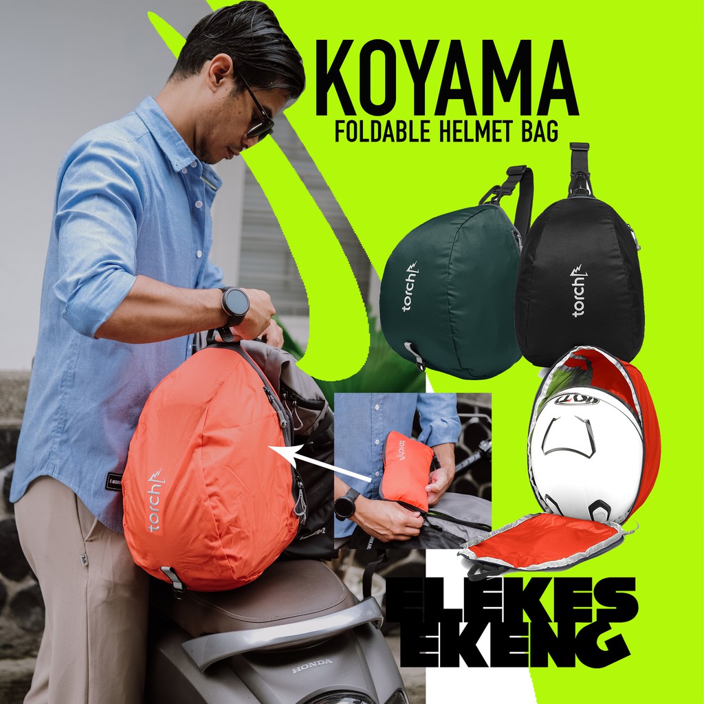 TAS HELM LIPAT TORCH KOYAMA / TORCH FOLDABLE HELMET BAG KOYAMA