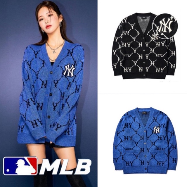 Cardigan MLB Korea Monogram