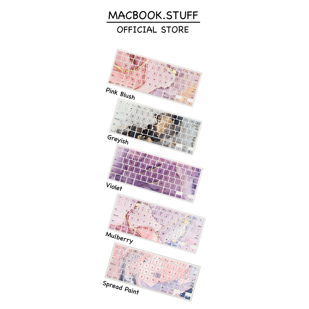 Keyboard PROTECTOR COVER PATTERN MARBLE COLOURFUL FOR MACBOOK NEW AIR PRO M1 RETINA 11 12 13 14 15 16