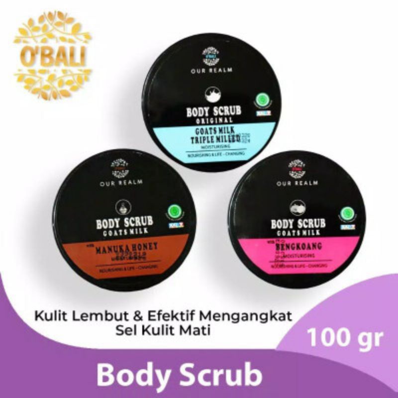 O'Bali Our Realm Body Scrub 100g