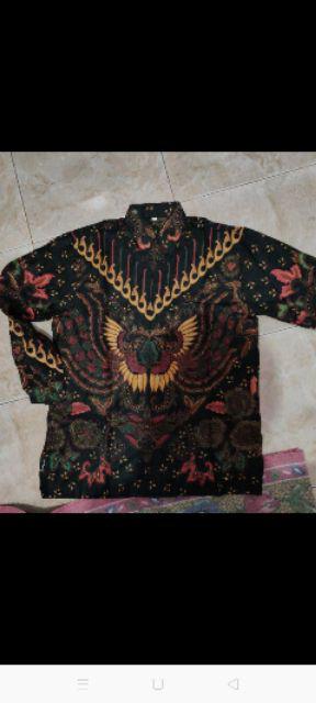 Kemeja Batik Lengan Panjang Pria 021 Hrb026 Hem Batik